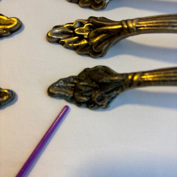 16 Amerock Brass Cabinet Handles Pulls 1330 - Picture 8 of 9